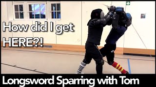 Longsword Sparring  Martin vs Tom [upl. by Mohl]