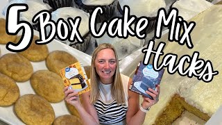 5 Amazing BOX CAKE MIX RECIPES that will Blow Your MIND  DoctoredUp Box Cake Mix Recipes [upl. by Ansaev]