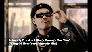 Schoolly D  Am I Black Enough For You King Of New York Speedy Mix [upl. by Anelra588]