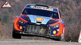 Test Pre Rallye MonteCarlo 2024  Andreas Mikkelsen  Hyundai i20 N Rally1 Passats de canto [upl. by Ileane]