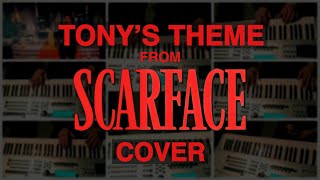 Tonys Theme  Scarface synth cover [upl. by Ayel]