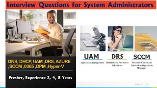 Interview Questions for System Administrators amp Experienced 248 Years amp Fresher Sr SYS ADMIN [upl. by Mcintosh]