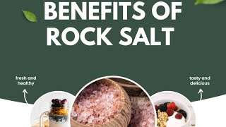 Benefits of Rock Salt rocksalt [upl. by Theodora107]