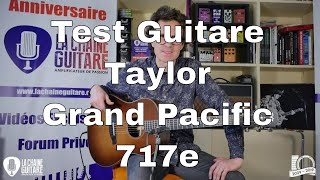 Test Guitare  Taylor Grand Pacific 717e preamp et micro KM184 [upl. by Nosdrahcir]