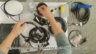 AG2000T Gps Land Level Cable Connection Video [upl. by Nohtanhoj]