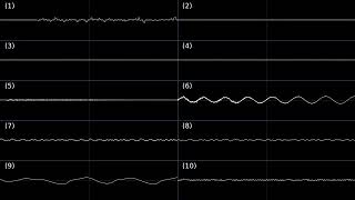 Fatuous Edgy Song  JMNerd oscilliscope view [upl. by Nnawaj]