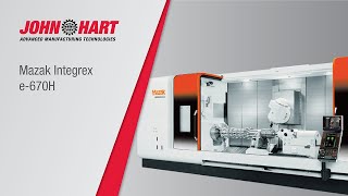 Mazak Integrex e670H  DONE IN ONE processing of large workpieces [upl. by Merriman757]