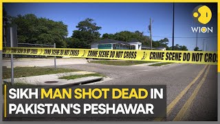 Pakistan Sikh man shot dead by unknown gunmen in Peshawar city  Latest News  WION [upl. by Lapides]