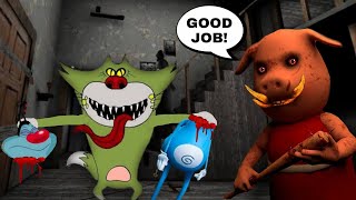 Oggy And Jack playing Hide n Seek amp Jack became killer in ROBLOX 😱 Funny Oggy game [upl. by Bartko]