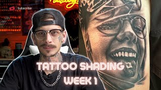 Tattoo Shading Tutorial  Week 1  Shading Techniques [upl. by Hannis952]