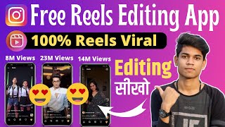 Best VIDEO EDITING Apps For Instagram Reels  Instagram Reels Aesthetic Video Editing  Reels Hindi [upl. by Sedecrem]