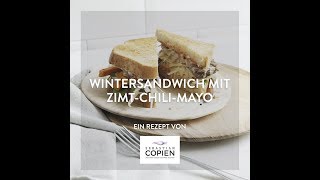 Wintersandwich mit ChilliZimt Mayo aus DIE VEGANE KOCHSCHULE [upl. by Raimund]