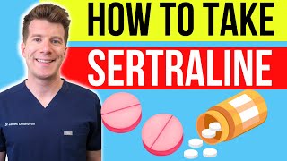 Doctor explains HOW TO USE SERTRALINE aka Lustral  Zoloft including side effects amp more [upl. by Shatzer656]