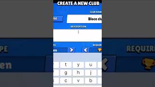 Everybody join club name is Bloce club brawlstars brawl [upl. by Aikkan]