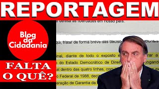 PF acha confissão de Bolsonaro por escrito [upl. by Nirihs]