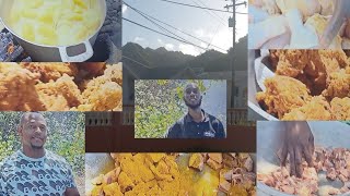 cooking Review about colaz smith tv an some subscribers with fry chicken boss an coconut dumpling [upl. by Ellebyam]