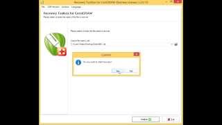 Recovery Toolbox for CorelDraw Manual [upl. by Anoblav]
