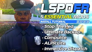 5 Must Have LSPDFR Mods for GTA V PC 2022 [upl. by Samaria]