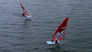 IQFoil Youth Championships Windfoiling at Teralba Amateur Sailing Club [upl. by Orimisac]