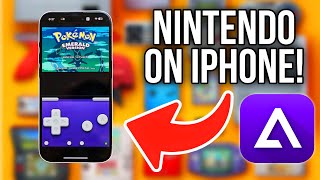 How To Play Nintendo Games On iPhone DELTA EMULATOR [upl. by Adnale]