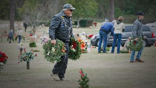 South Carolina American Legion remembers veterans with Wreaths Across America [upl. by Dupin40]