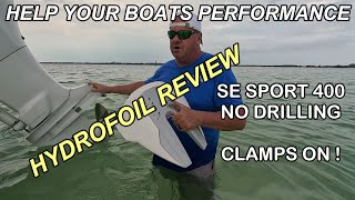 SE sport 400 Hydrofoil install and review [upl. by Rosalba]