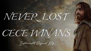 Never LostInstrumental by Cece Winans Original Key [upl. by Annodas]