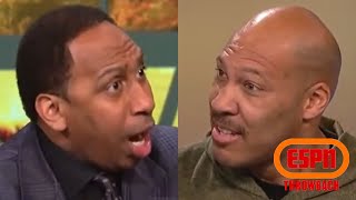 LaVar Ball amp Stephen As memorable 1on1 vs MJ debate on First Take 🍿  Stephen As Archives [upl. by Livingstone]