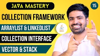 Java Collection Framework  ArrayList LinkedList amp Collection Interface in Java in Hindi [upl. by Elvis]