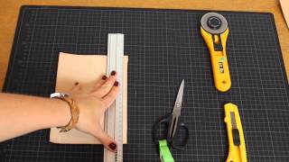 Gusti Leder Tutorial  Arbeiten mit Leder  Bearbeitung  Werkzeuge [upl. by Secilu951]