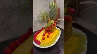 Fruit platter ideas  shorts  🍐🍎🍓🍇 🍒  shorts viral shortvideo [upl. by Bonns]