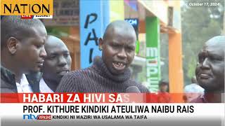 Residents of Rutos Eldoret backyard react to Kindikis nomination as DP [upl. by Ahsiela]