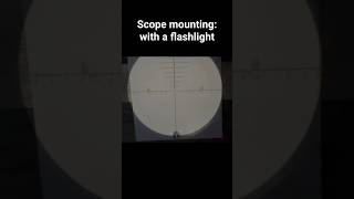 Rifle scope mounting… with a flashlight [upl. by Ordnas]