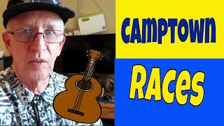 Camptown Races easy ukulele tutorial [upl. by Norrahs]