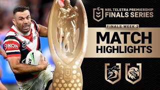 NRL 2024  Roosters v Sea Eagles  Match Highlights [upl. by Dlareme]