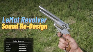 RDR2  LeMat Revolver Sound ReDesign [upl. by Nadruoj]