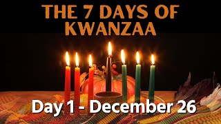 7 Days of Kwanzaa  Day 1  Umoja [upl. by Renee]