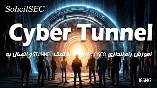 آموزش تانل کردن اوپن وی پی ان و سیسکو با استونل و اتصال به ای بی اس  openvpn cisco use stunnel [upl. by Robertson]