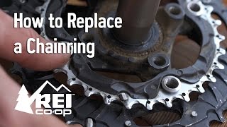 Bike Maintenance How to Replace a Chainring [upl. by Murrell]