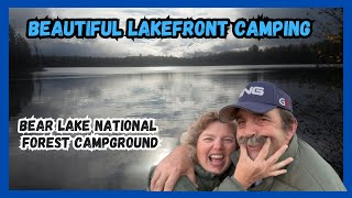 Beautiful Bear Lake  RV and Tent Camping in Wisconsin  Soon to Be RV Life Nomads [upl. by Kensell]