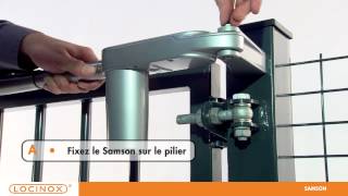 Locinox  SAMSON  Ferme porte réglable [upl. by Assillem98]