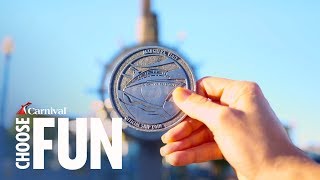 Carnival Panorama Journey to the Coin Ceremony  Carnival Cruise Line [upl. by Atte]