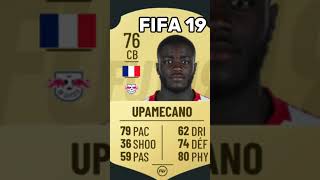 UPAMECANO FIFA ÉVOLUTION CARDE fifa football edit soccer fifacard [upl. by Vudimir]