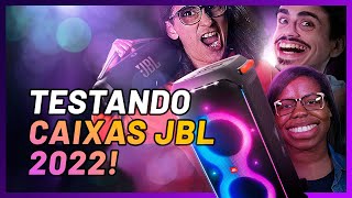 Testamos as caixas da JBL de 2022 PartyBox 710 Boombox 2 e 3 Extreme 3 Charge 5 Pulse 4 e mais [upl. by Perpetua]