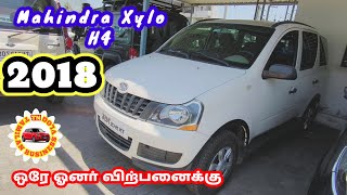 Mahindra Xylo H4 2018 single owner for sales  usedcarsale  TN TAMILAN BUSINESS VLOG [upl. by Kealey]