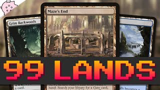 99 Land Commander Deck  No Joke  Powerful  Commander  Magic the Gathering [upl. by Ecidnarb]