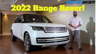 2022 Range Rover Walkaround  King Of All SUVs  MotorBeam [upl. by Odlopoel]