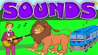 Learn All About Sounds Animals Musical Instruments Noise Machines Educational Videos for Kids [upl. by Janella]