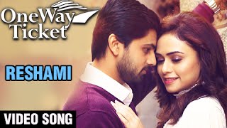 Reshami Reshami  VIDEO  Melodious Romantic Song  One Way Ticket Marathi Movie  Amruta Shashank [upl. by Ahsar]