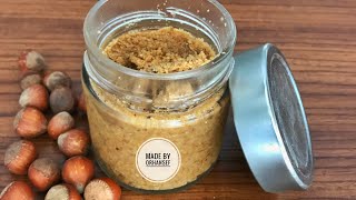 Fındık Ezmesi Nasıl Yapılır  Ballı Fındık Ezmesi Tarifi  Turkish Hazelnut Butter [upl. by Rabaj940]